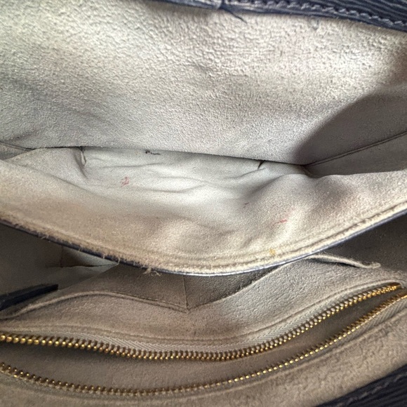 Senreve Mini Maestra Navy Mimosa Leather Convertible Bag main image 7